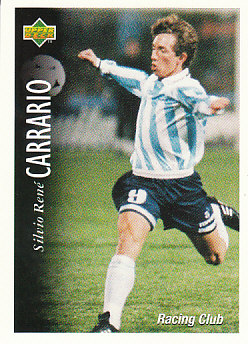 Silvio Rene Carrario Racing Club 1995 Upper Deck Futbol Argentina #51